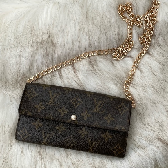Louis Vuitton Handbags - Louis Vuitton Sarah long wallet monogram Spain 2007 woc wallet on chain